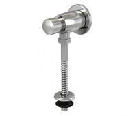 Кнопочный нажимной кран для писсуаров с наружным подключением воды (сливной вентиль).