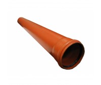 Труба с раструбом рыжая  200х4,9 мм