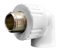 Угольник РР-R 90° комбинированный с наружной резьбой для полипропиленовых труб РОСТерм Угольник РР-R 90° комбинированный с наружной резьбой для полипропиленовых труб РОСТерм