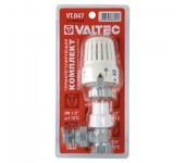 Клапан с термостатической головкой ValTec для радиатора угловой 1/2" VT.047.N.04