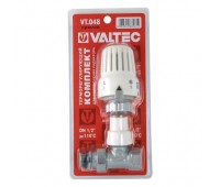 Клапан с термостатической головкой ValTec для радиатора прямой 1/2" VT.048.N.04