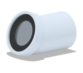 Труба фановая ANI 110х22,5° W2220